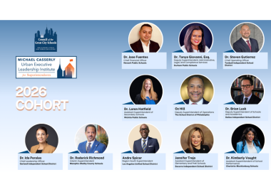  The 2025 Michael Casserly Urban Executive Leadersip Institute Cohort 